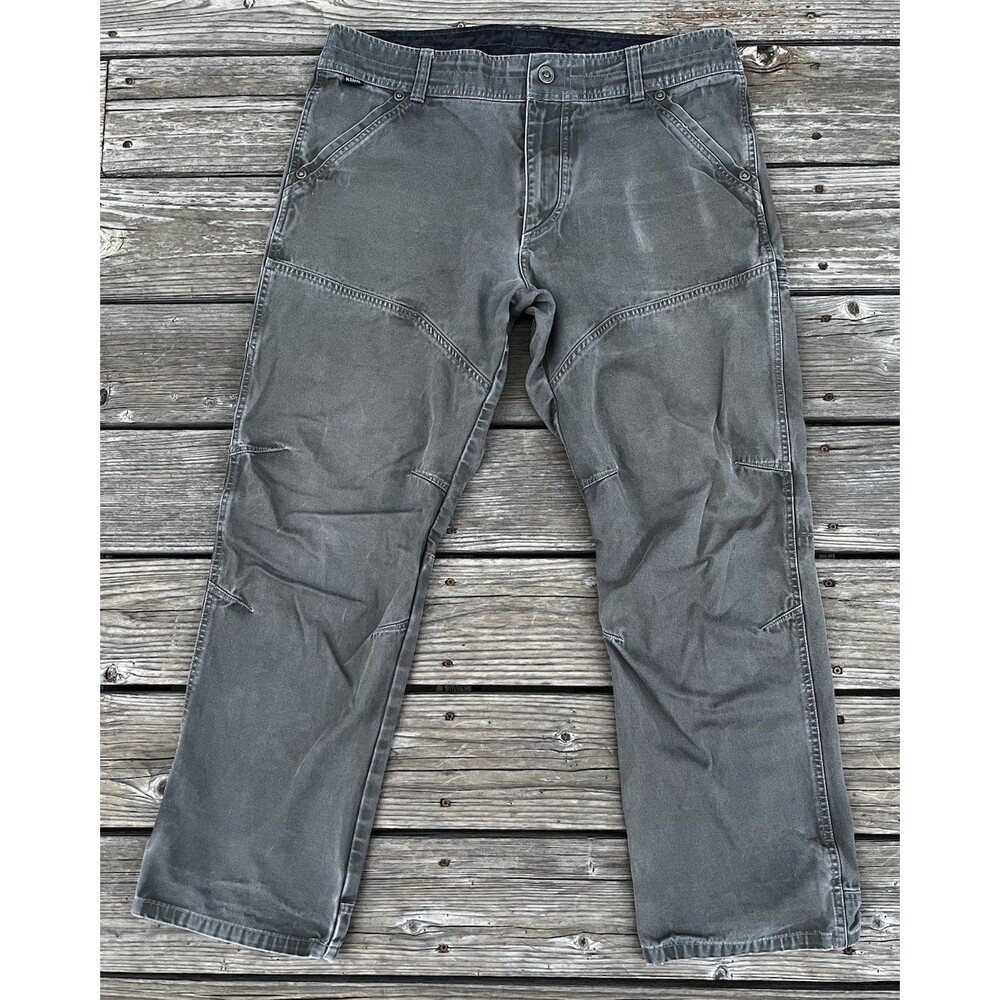 Kuhl The Lawless Men's 36X30 Canvas Workwear Outdoor Pants Vintage Patina Dye